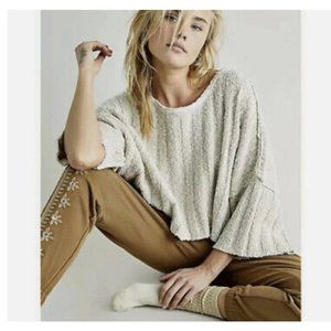Free People Sweater Women’s Small Good Day Cropped Pullover